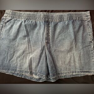 Terra & Sky Light Blue Denim Shorts